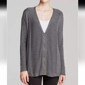 Eileen Fisher Long Sleeve Front Zip Cozy Cardigan Sweater- size XS
